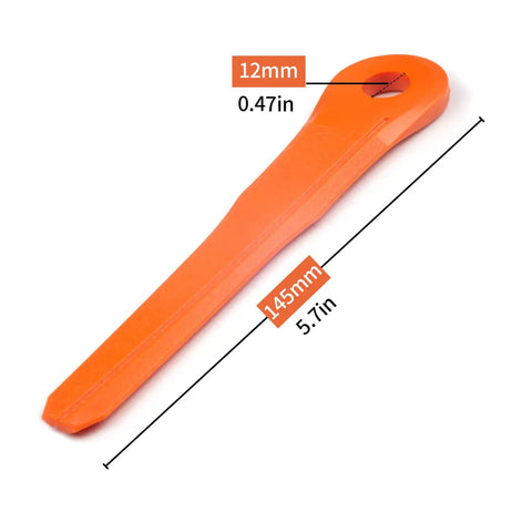 24 Pack Plastic Replacement Blades For PolyCut Trimmer Heads 6-2 6-3 7-3 28-2 48-2 Fits Weed Eater Stihl Durable 145mm Nylon