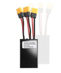 Dual Battery Parallel Connector For Electric Bikes 20V-72V DC Power Kit with XT60 Plug 40A, black adapter with cables