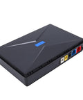 Compact Mini Ups Battery Backup Delivers A Rock Solid 8800Mah Reserve That Keeps Your Router And Modem Humming Along During Blackouts Without Missing A Beat, black design, various input ports.