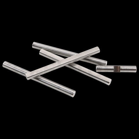 Heavy Duty Bearing Steel Rod D Type Shaft 5mm Diameter Flat Or Round 30mm Or 60mm Length For Voron Motion Parts Linear Shaft Fit High Precision Sturdy Smooth Movement Perfect For 3D Printer Upgrades, 5mm steel rods shown
