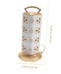 Heavy Hitter Power Strip With Quick Juice USB Ports And No Hassle Surge Guard For Your Home Office Setup in gold and white design.
