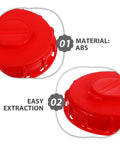 Fresh Durable Red Ibc Tank Lids For Tanks. Heavy Duty ABS plastic cover with easy extraction design.