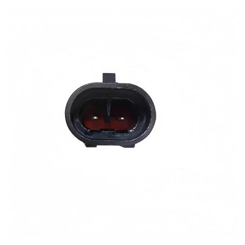 Electric Coolant Water Pump TA50E R12 2302 High Output EV Circulation Pump connector with two pins and black outer casing.