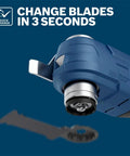 Starlock Carbide Plunge Cut Blade 1-1/4 In 10-Pack For Oscillating Multi-Tools with quick change feature