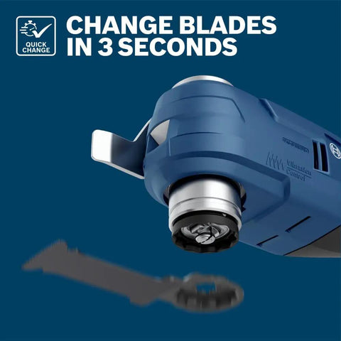 OSL134C-10 1-3/4 In Starlock Oscillating Tool Carbide Plunge Cut Blade 10 Pack Beefy Heavy Duty For Metal And Tough Materials 30x Life Color Coded Laser-Etched Interface