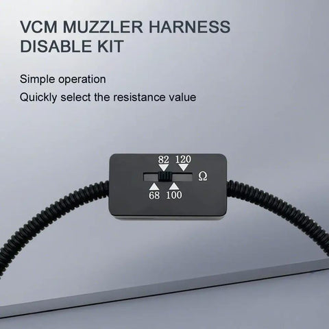 Honda VCM Muzzler Harness Disable Kit For 3.5L V6 With VCM Eliminates Engine Noise And VCM Shudder, shown with resistance selector.