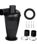 Ultimate Garage Upgrade Featuring This Heavy Duty Cyclone Dust Collector Separator For Shop Vacs with mounting accessories.