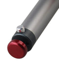 Close-up of SS-02 Desoldering Solder Sucker Pro-Grade Desoldering Tool with red button and metal body for PCB repairs
