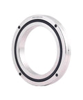 One Piece Precision Crossed Roller Bearing For Robot Joint RB2008 UUCC0P5 CRB208, side view showing metal and black details