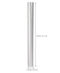 Lightweight Aluminum Tent Pole Repair Tubes 4 Pack Connectors For Easy On The Fly Fix, single 5.11 inch compact sleeve in silver