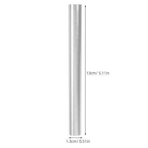 Lightweight Aluminum Tent Pole Repair Tubes 4 Pack Connectors For Easy On The Fly Fix, single 5.11 inch compact sleeve in silver