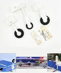 Durable Nylon Landing Gear Replacement Set For RC Airplanes And Helicopters, Front Wheel 30mm Diameter And Rear Wheel 40mm Diameter