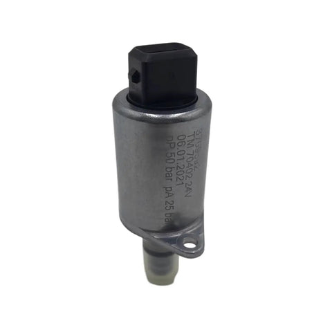 Heavy Duty 24V Solenoid Valve With 2M Plug Compatible With TM70402 Proportional Valve, metal construction for excavator use.