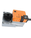 Top Shelf 10 Nm Rotary Actuator For Ventilation Ducts With Sick Valve Adjustment Manual Override Plug And Play 24 Volt AC DC Motor showing rotary control
