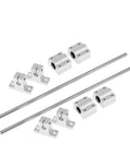 High Precision Linear Guide Rail Kit With 10mm Optical Axis Shaft And SCS10UU Bearing Blocks Perfect For Crazy Smooth 3D Printers And CNC Machines Featuring Zero Stick Slip Motion And Rock Solid Stability In A Complete Set, 10mm steel rails and SCS10UU blocks