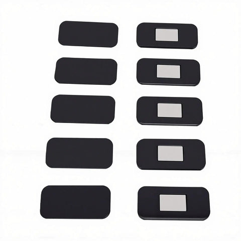 20 Piece Magnetic Cabinet Door Catch Set In Stainless Steel With Adhesive Mount displayed in a grid pattern
