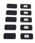 Adhesive Back Stainless Steel Magnetic Cabinet Door Catches 20 Pack For Kitchen Bathroom Bedroom Office RV No Screws Easy Install Moisture Resistant Secure Closure, displayed in a row.