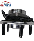 Side view of Pair Front Wheel Bearing And Hub Assembly For 2009 2010 2011 Ram 1500 5 Lug With ABS Replacement Front Hub