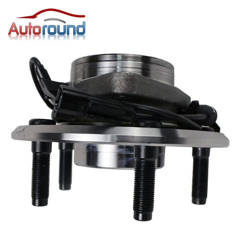 Side view of Pair Front Wheel Bearing And Hub Assembly For 2009 2010 2011 Ram 1500 5 Lug With ABS Replacement Front Hub