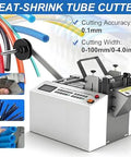 Automatic Heat Shrink And Fiberglass Tube Cutter Uses Cold Cutting Design For Hassle Free Precision Cuts featuring cutting accuracy of 0.1mm.