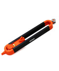 Slick Dual Sided Contour Gauge And Profile Scribe Tool With Tight Grip Lock for one handed pin tracing on edges.
