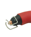 S45 Air Plasma Cutter Torch Body Head for Air Cooled Systems Handheld Plasma Torch Drop In Replacement, red metal and rubber head
