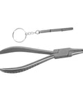 Stainless Steel Two Piece Eyeglass Repair Kit With Flat Nose Pliers And Precision Screwdriver For Quick Adjustments, Nose Pad Pliers