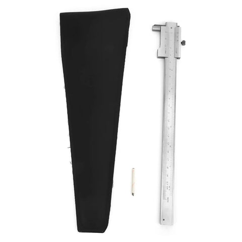 Sturdy Pro Grade Stainless Steel Vernier Caliper With Marking Gauge For Engineers, 0-200mm range tool with case and needle