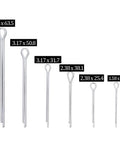 Ultimate 555-Piece Heavy Duty Cotter Pin Assortment Kit with Tough Zinc Plated Steel for Superior Corrosion Resistance