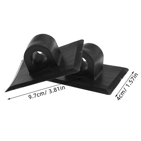 Four Piece Durable Kayak Motor Mount Bracket Clips Built To Last Lightweight Engine Holder For Kayaks Canoes Fishing Boats