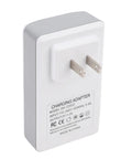 Rock Solid UPS Power Supply Plug And Play 2600 mAh Battery Backup Emergency System adapter with two metal prongs, compact and white.