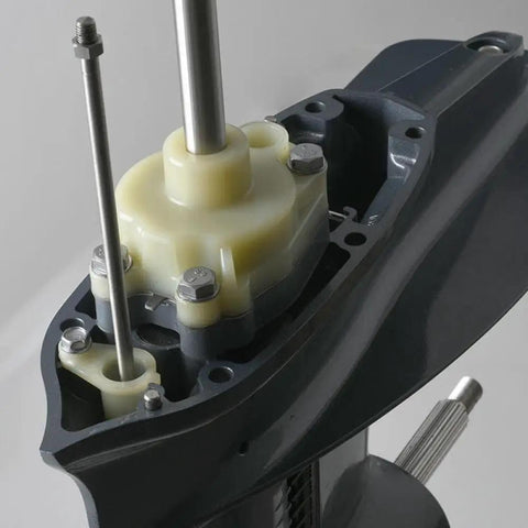 Hella Robust Long Lower Unit Assembly Driver Shaft For Outboard Motor 40Hp 40G 40J Replacement Part 6J445300 showing internal components.