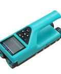 Heavy Duty Digital Stud Finder Wall Scanner With Wireless Cloud Sync And Dead Nuts Accurate Steel Bar Concrete Depth Gauge for DIY projects, teal design.