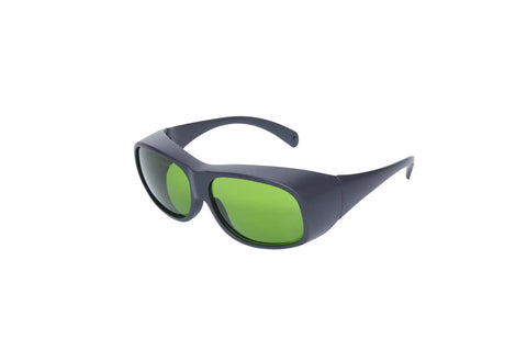 Ridiculously Durable Dental Laser Safety Glasses Providing No Nonsense Protection For 450Nm 650Nm And 980Nm Diode Lasers with green lenses.