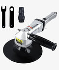 7-Inch Pneumatic Sander And Polisher Heavy Duty Wet Air Tool With Adjustable Speed Up To 2500 RPM, lightweight design, tools included