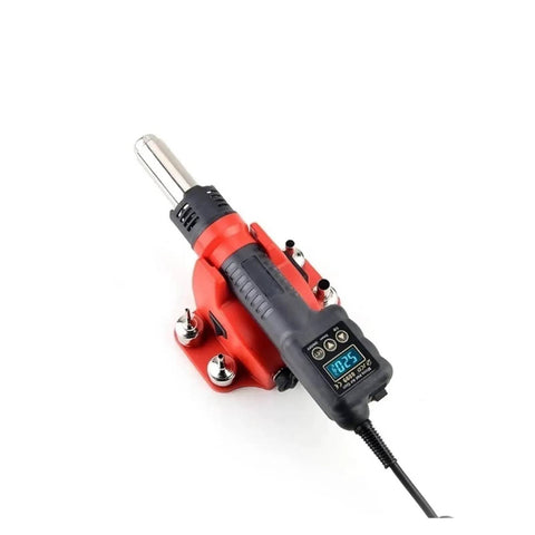2 In 1 Soldering Station With Hot Air Gun Digital Display Temperature Readout Celsius Fahrenheit on white background