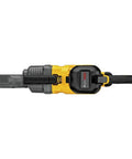 DeWalt Flexvolt 60V Max Brushless Pipe Threader Kit With Die Heads, top view showing cordless design and robust build.