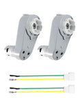 2Pcs 24V RS775 High Speed Motor Gearbox For Kids Ride On Cars Beefed Up Upgrade Replacement