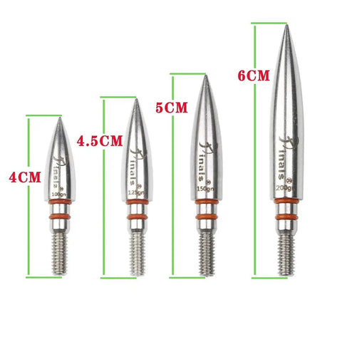 Field Point Arrow Tips Pack For Compound And Recurve Bows 12 Pack 100 125 150 200 250 300 Grain Hunt Ready Target Practice Stainless Steel