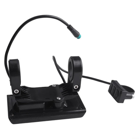 Jn Lcd S900 Display Screen For 36V And 48V E-Bike Shows Real-Time Speed And Battery Life With High Accuracy Readout Plus Exclusive Controller Fit, black wired mount