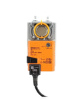 Drop In 10Nm Damper Actuator With No Sweat Mounting For Hvac Vent Balancing And Building Automation Systems Nma060 Nm230a C173 front view showcasing connection and gear.