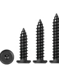 Set of 20 Pieces Self Tapping Screws Flat Head Hex Socket Cap Screws M6x40mm For Furniture Making And Woodworking Projects Durable Carbon Steel Hardware.