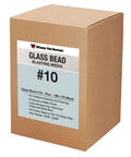 Box of Glass Bead No 10 Sand Blasting Media Medium Size 40-50 Mesh For Sandblasting 1lb Matte Finish Surface Cleaning Rust Removal Deburring