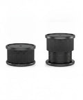 Furniture Leveling Feet Adjustable Height Set For Cabinets And Appliances with black plastic base and sponge pad