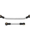 Stainless Steel Steering Link Set For Redcat Ascent-18 1/18 RC Crawler Upgrade Durable 304 Stainless Steel Lightweight 7g Plastic Rod Ends Brass Pivot Balls For Precision Maneuvering Not Compatible With Scout II Brushless.
