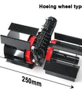 Rugged Heavy Duty Garden Tiller Cultivator Attachment with Metal Construction Hoeing Furrowing Soil Loosening Wheels 250mm