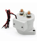 Heavy Hitter 200A DC Contactor Relay Switch For EV Charger Stations High Voltage Power Controller With Mini Breaker Protection, compact design.