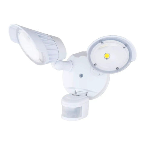 40W Waterproof LED Outdoor Motion Sensor Security Light With 2 Adjustable Heads, Ultra Bright 4000 Lumens, 5000K Daylight