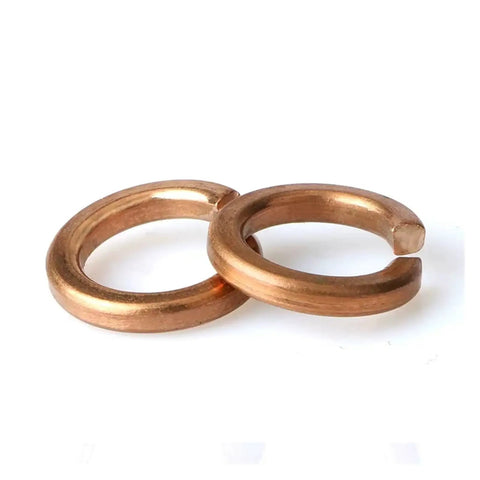 Assorted Brass Lock Washers Kit With Spring Locking Washers M2 Through M30 Perfect For Cars Motorbikes And DIY Projects Easy To Install Between Fasteners And Surfaces No Tools Needed. brass spring lock washers
