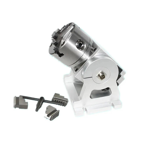 Pro Grade Motorized Rotary Positioning Stage With Crisp Worm Gear Drive for precise CNC, laser marking, or welding projects.